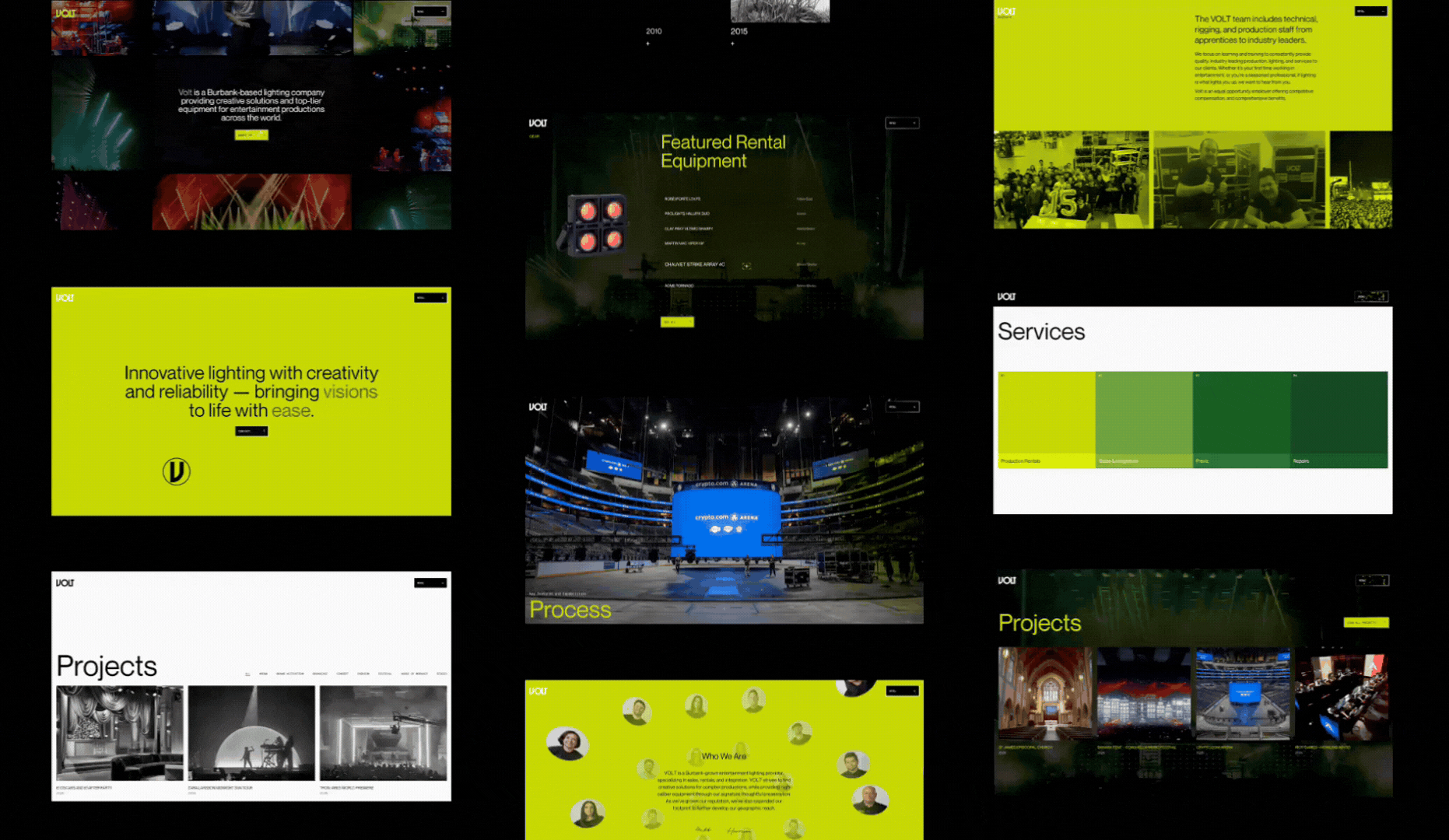 Website pages