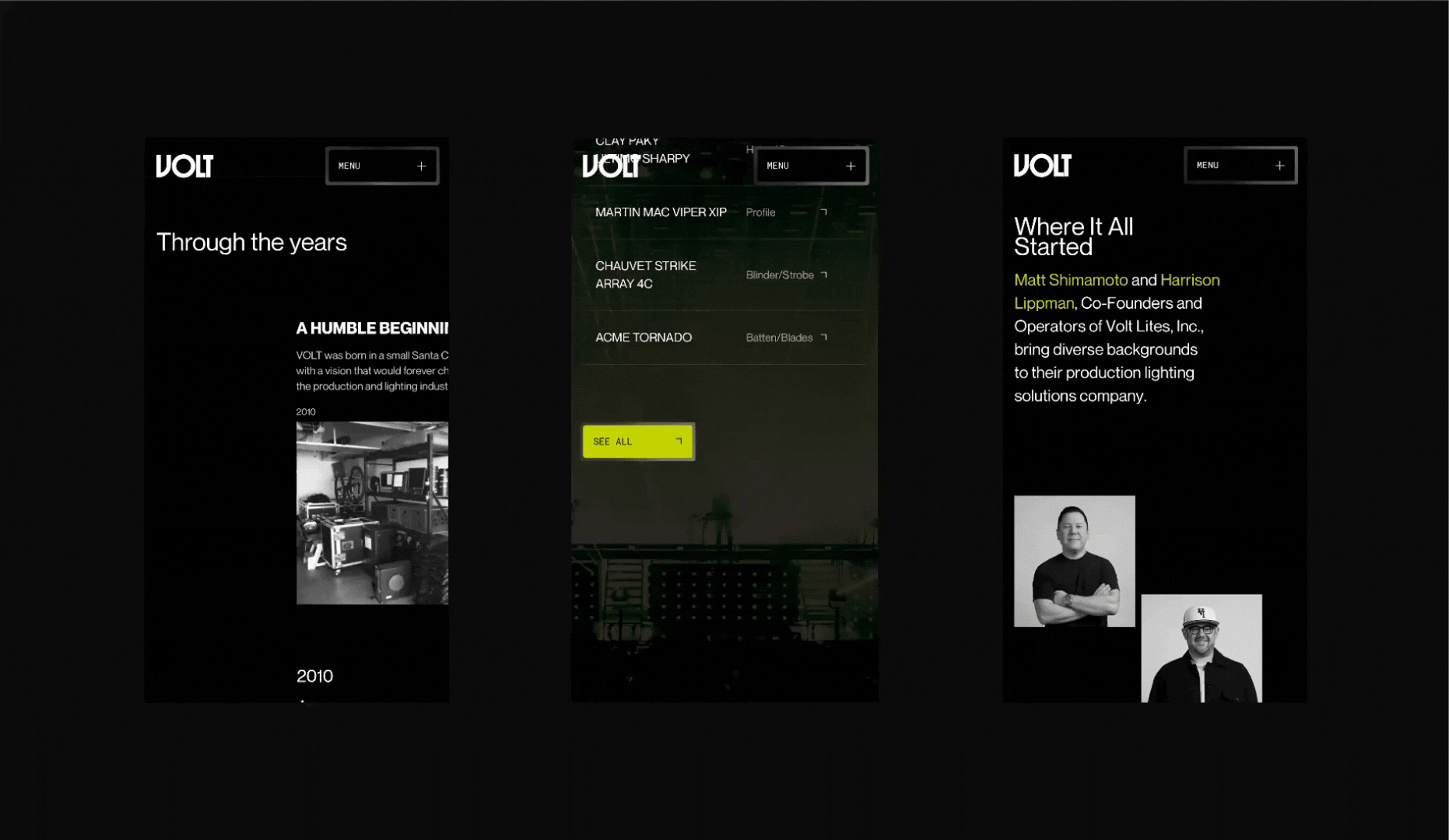 Mobile experience
